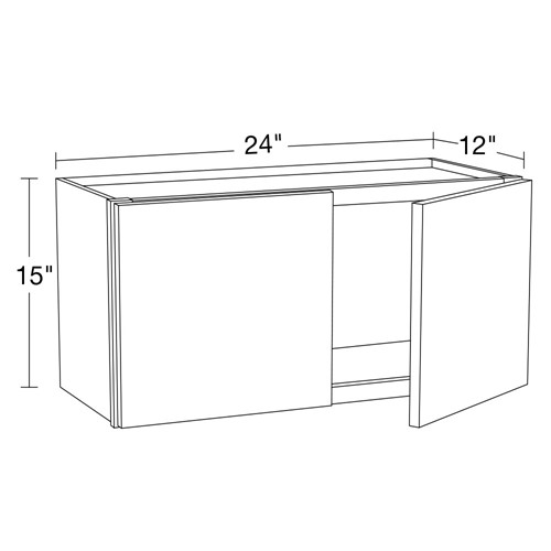 Strata Gray Flat Panel Wall 24" x 15"