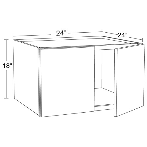 Strata Gray Flat Panel Wall 24" x 18"