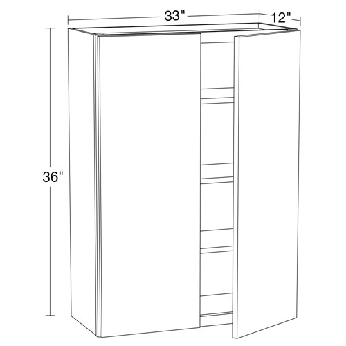 Strata Gray Flat Panel Wall 33" x 36"