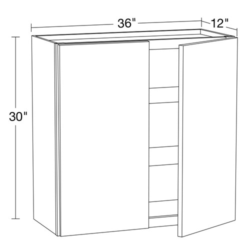 Strata Gray Flat Panel Wall 36" x 30"
