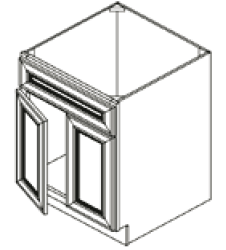 Caramel Shaker Vanity Sink Base 30" x 21"D x 34 1/2"H