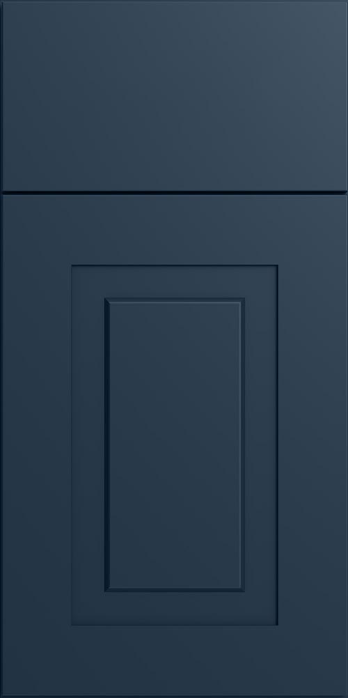 Lexington Blue Raised Slab Kitchen Cabinet Door