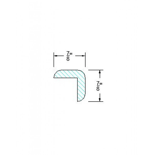 Coastal Sand Shaker Outside Corner Molding - 7/8"W x 7/8"H