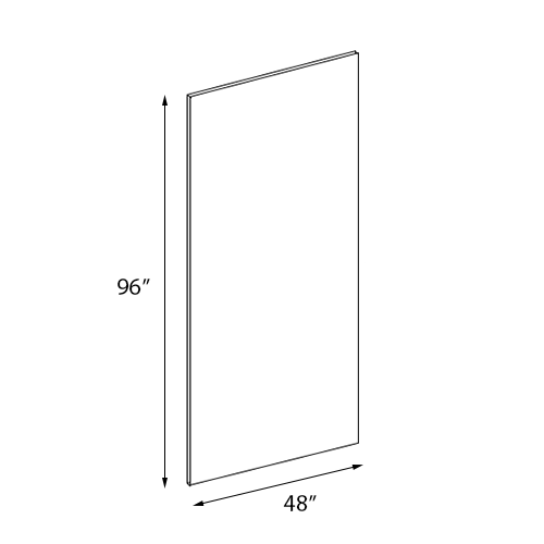 Coastal Sand Shaker Finished Panel - 48"W x 96"H