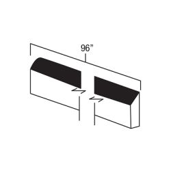 Dark Hickory 8' Scribe Molding