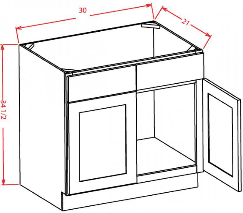 Dark Hickory 30" Vanity