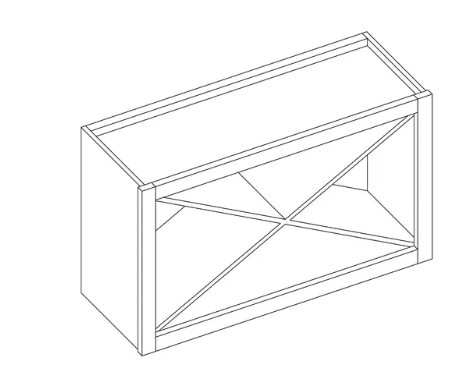 Weston White Shaker Wine Rack - 30"W x 18"H