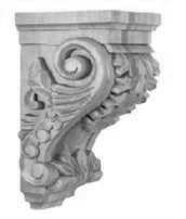 Riviera White Corbel 4 1/2" X 10" X 5"